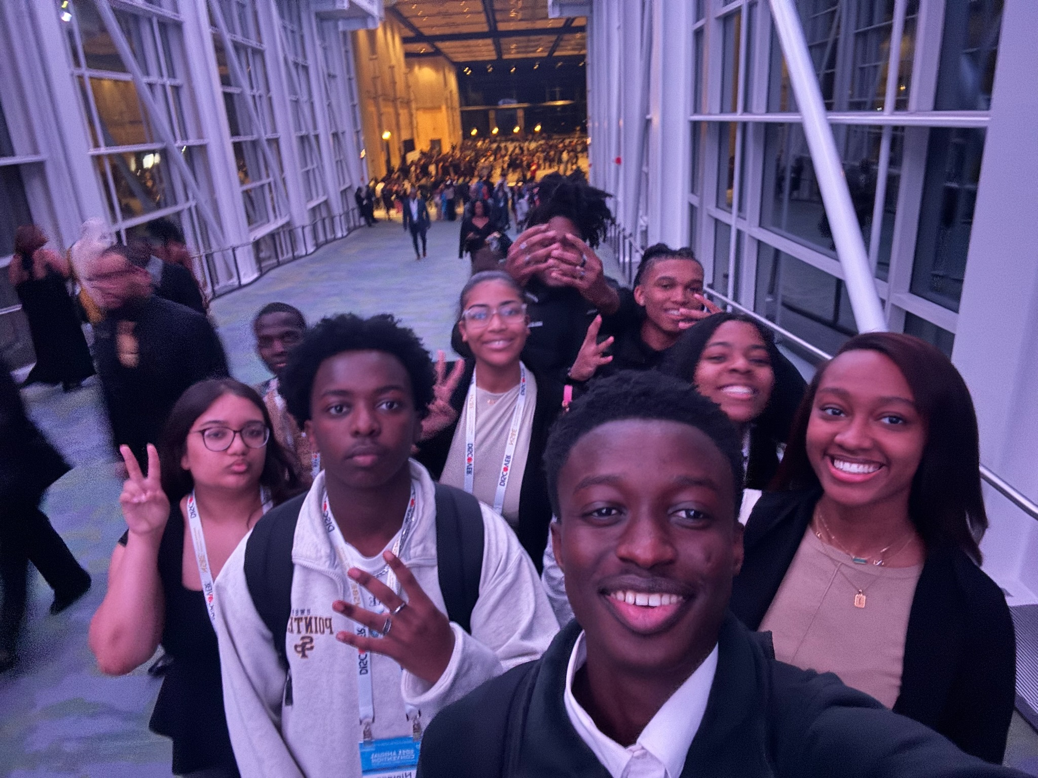 NSBE members celebrating